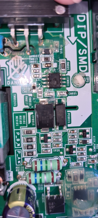 Reparación de placa