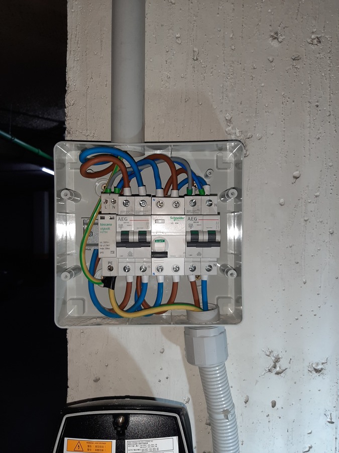 Instalación cuadro eléctrico TESLA