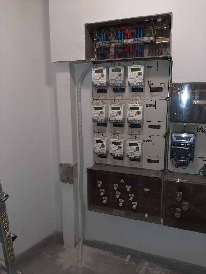 instalación en salida de contador