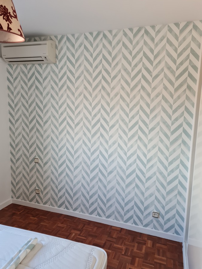 Colocación papel pintado