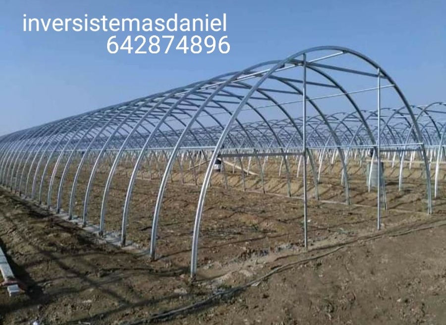 Construcción de invernadero macrotunel en Inversistemasdaniel.com