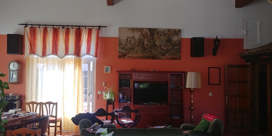Pintura paredes y techo salón
