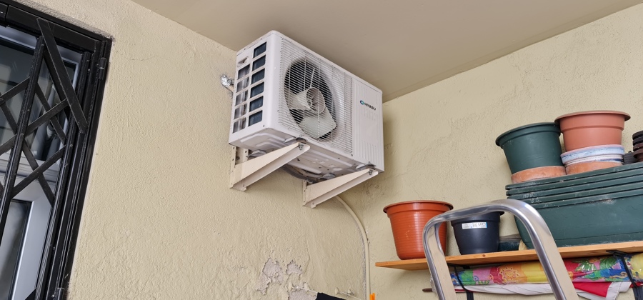 Cambio de aire acondicionado antiguo