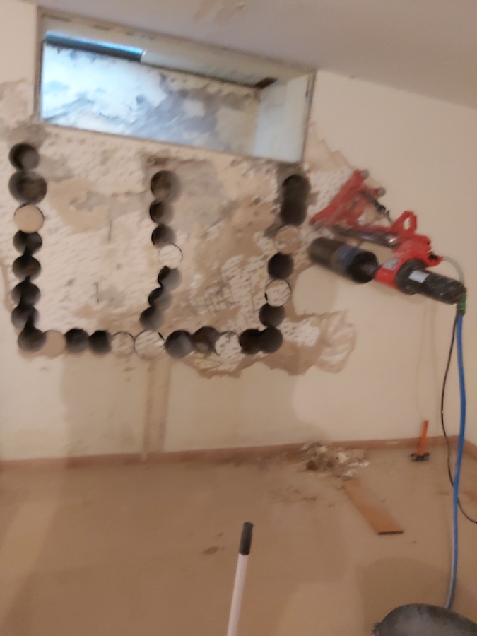 Perforacion  y calos en hormigon