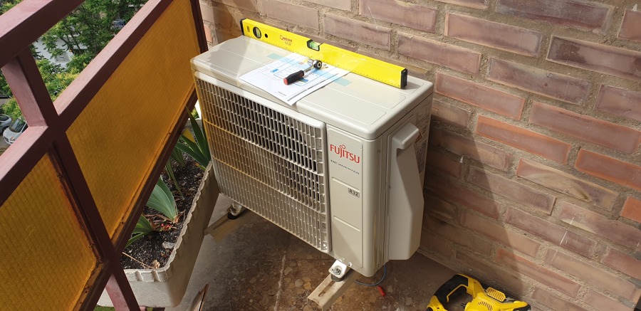 Instalación unidad exterior