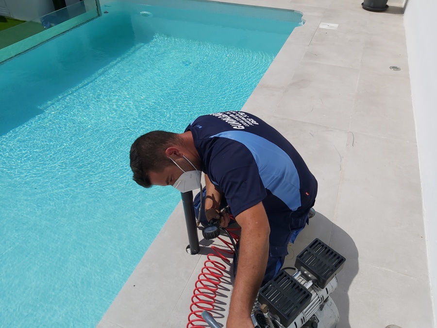 Localizacion de fugas en piscinas