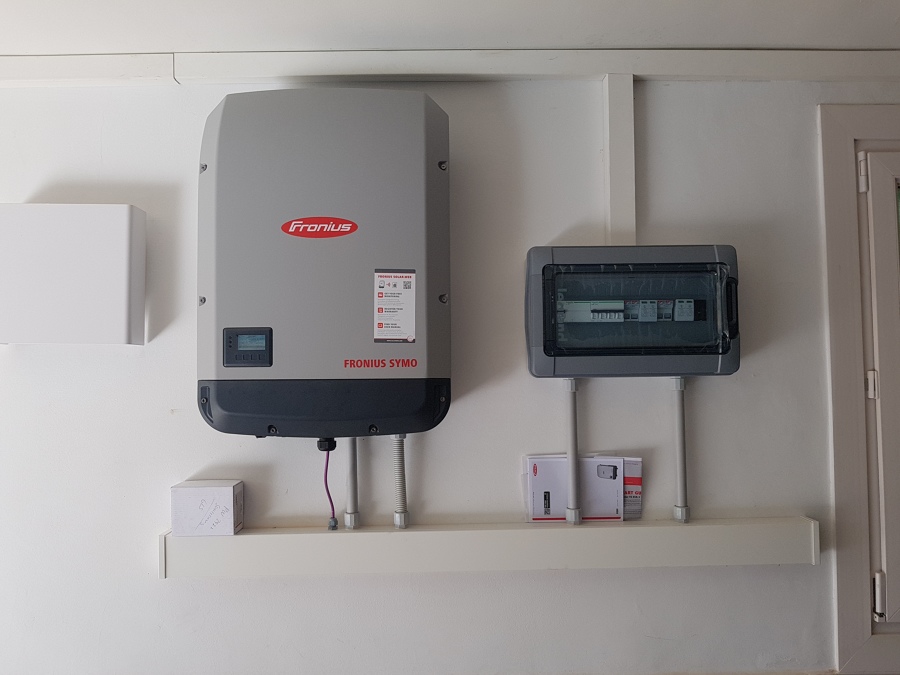 Detalle Instalación solar en Altafulla