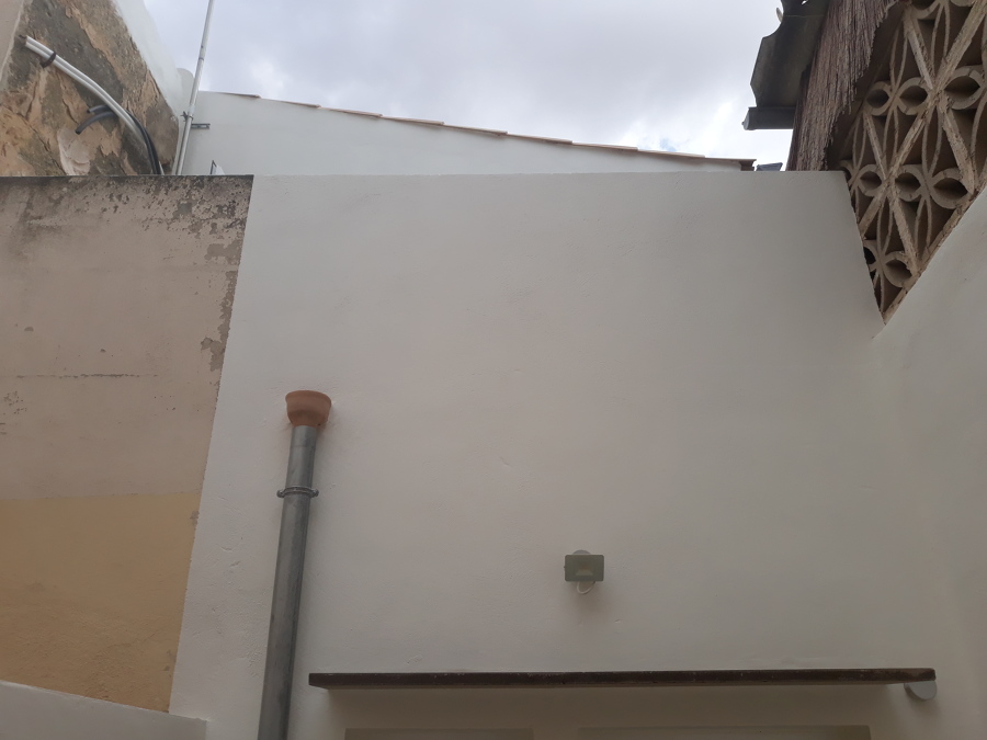 Fachadas de la terraza