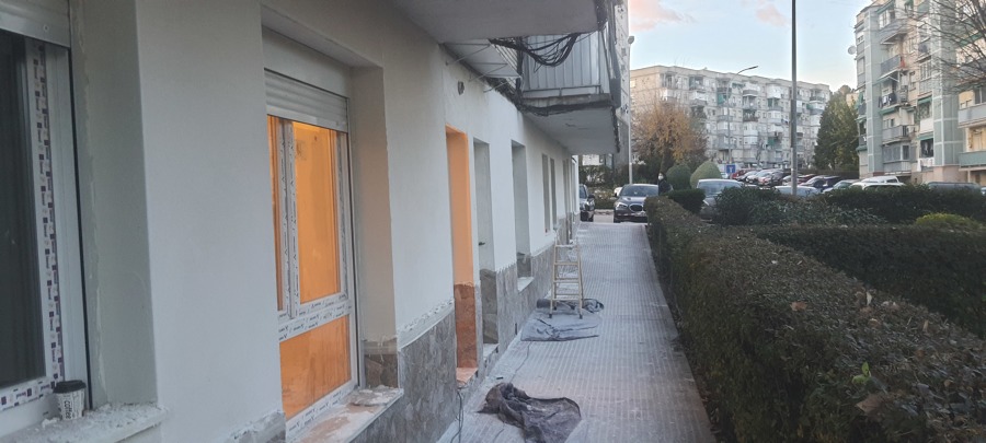 Fachada revestimiento monocapa