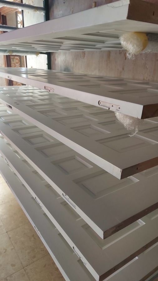 Lacado de puerta en blanca