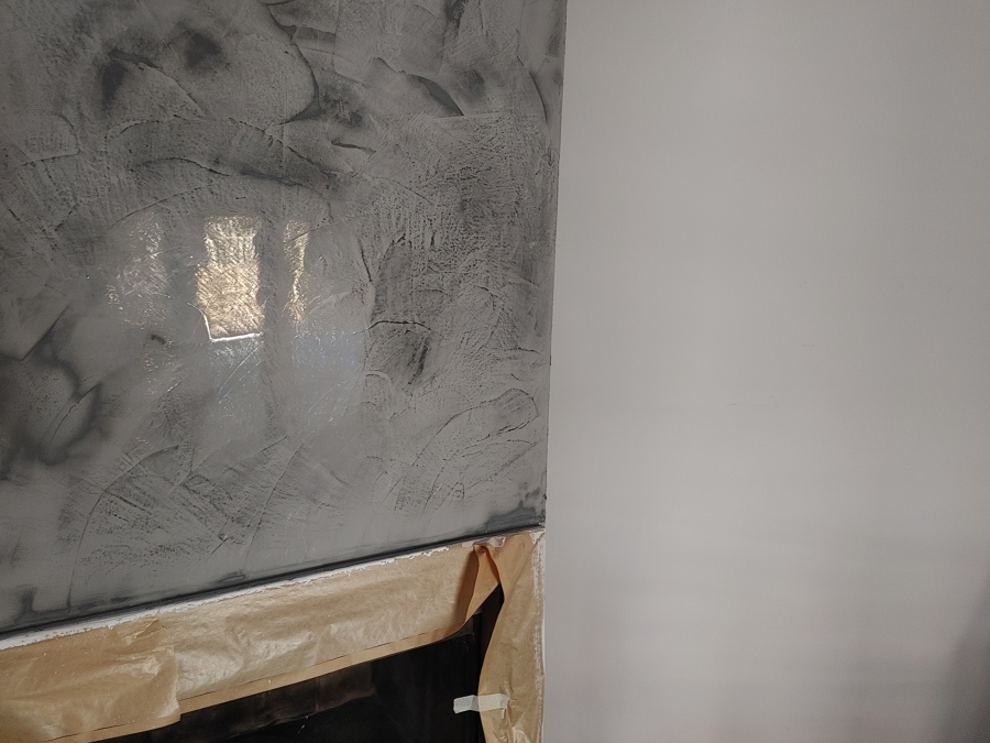 Chimenea microcemento