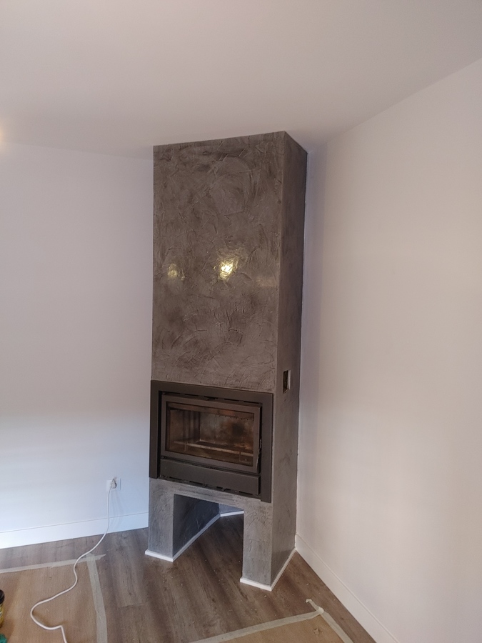 Chimenea Microcemento