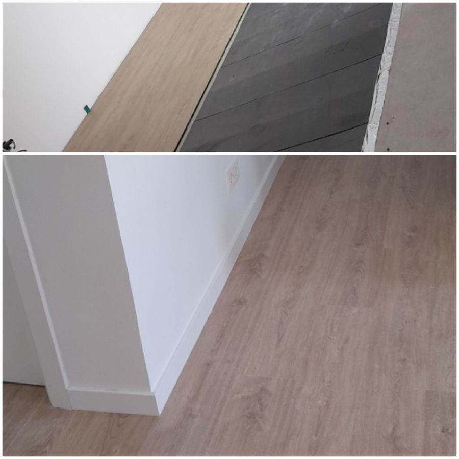 Instalación  de tarima flotante.