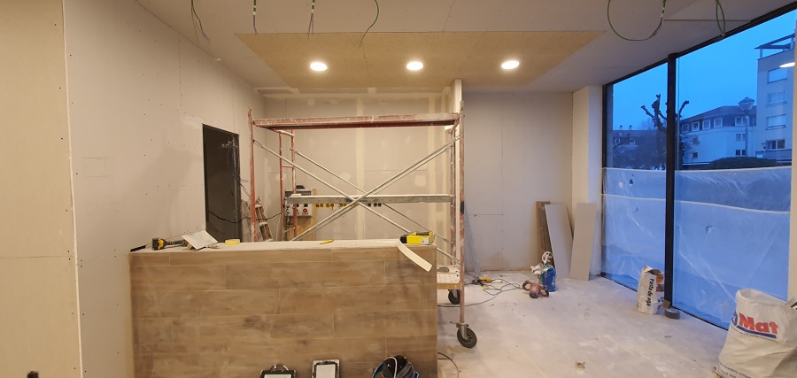 Alumbrado Barra Cafetería