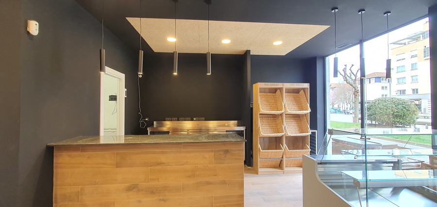 Iluminación cafetería