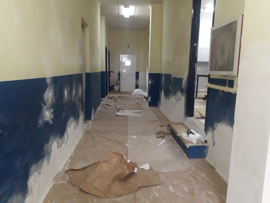 Pintura de aulas en colegio