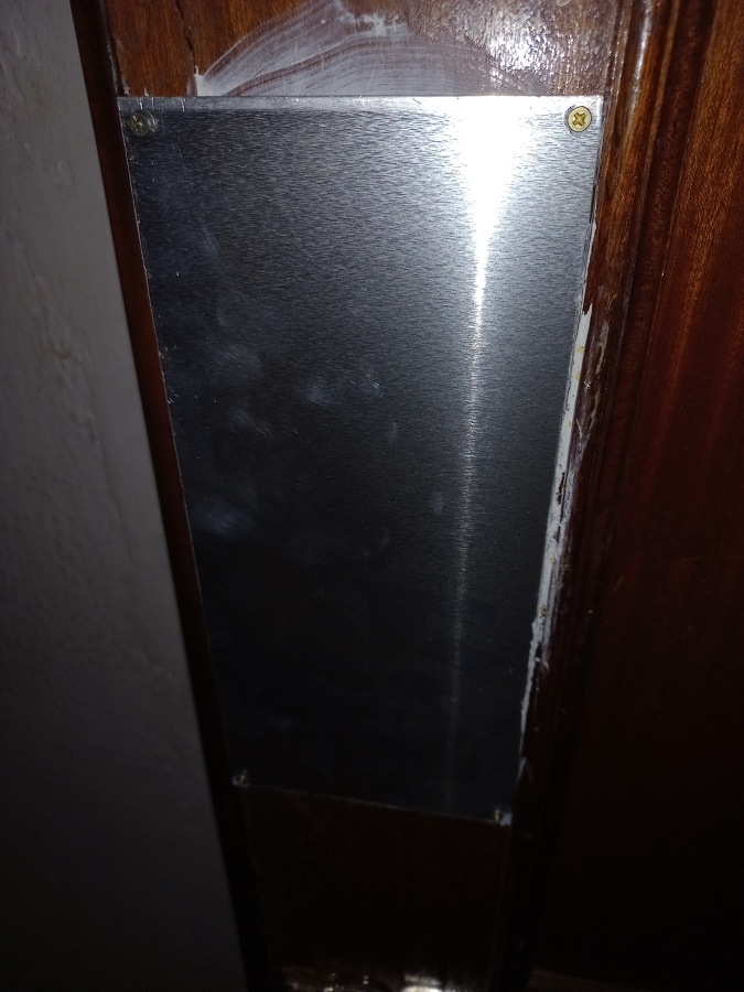 placa chapa de 1.5 mm para reforzar.