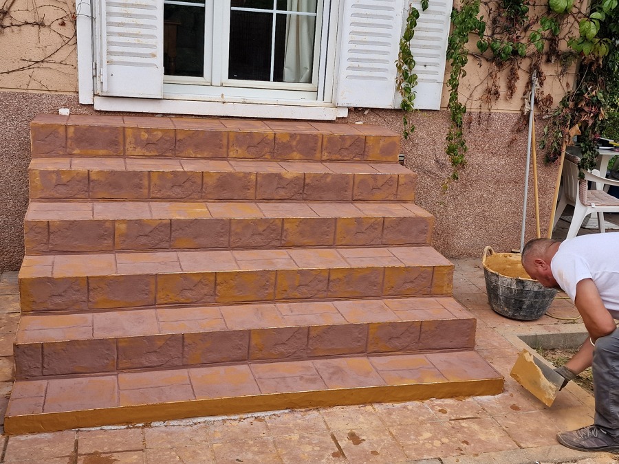 Suelo hormigon impreso