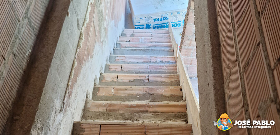 Construcción escalera