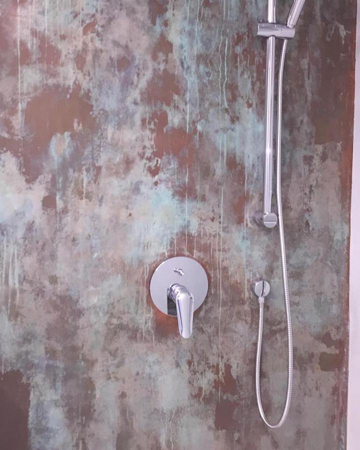 Baño en óxido de cobre