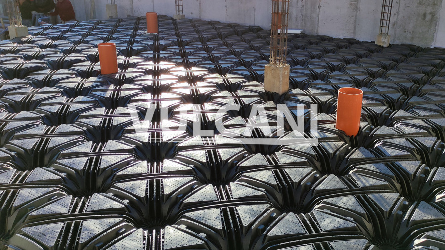 Sistema caviti estructura de hormigón