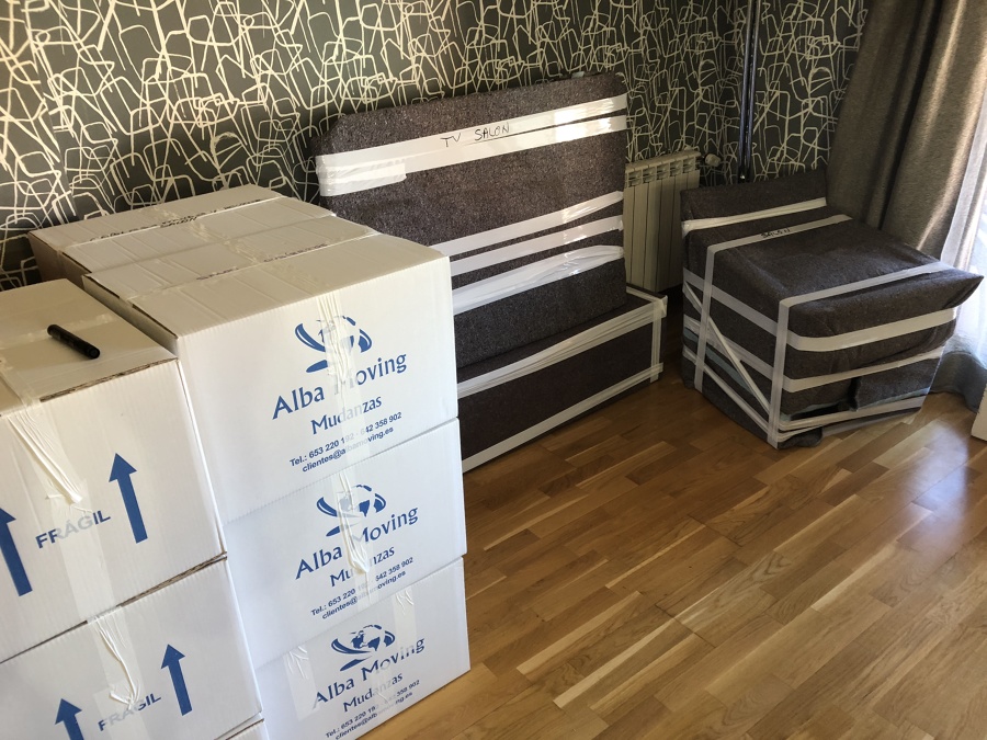 Embalaje mantas mudanzas