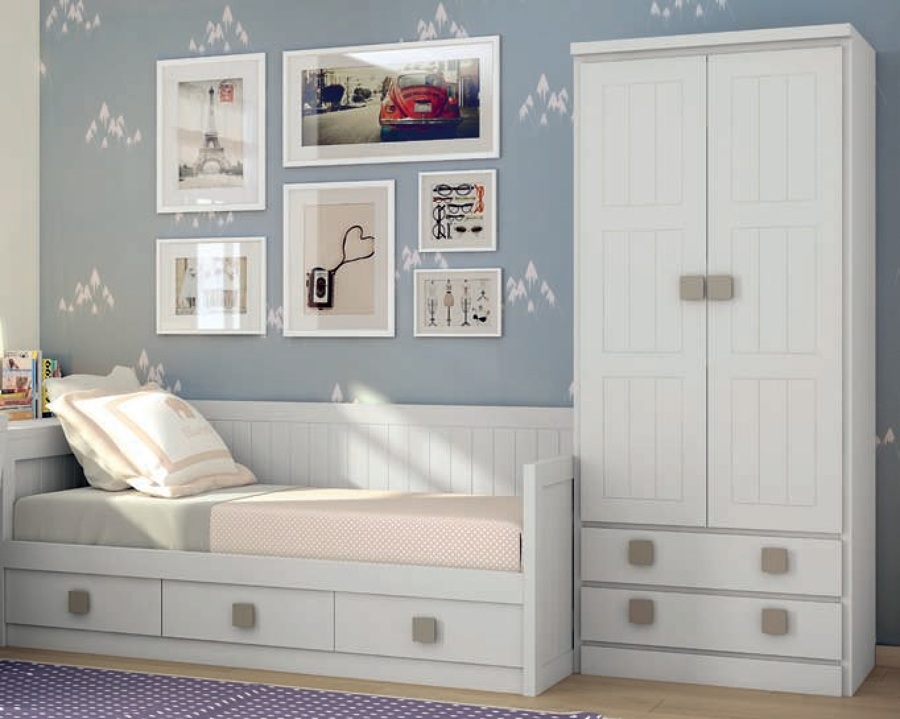 Dormitorio infantil blanco
