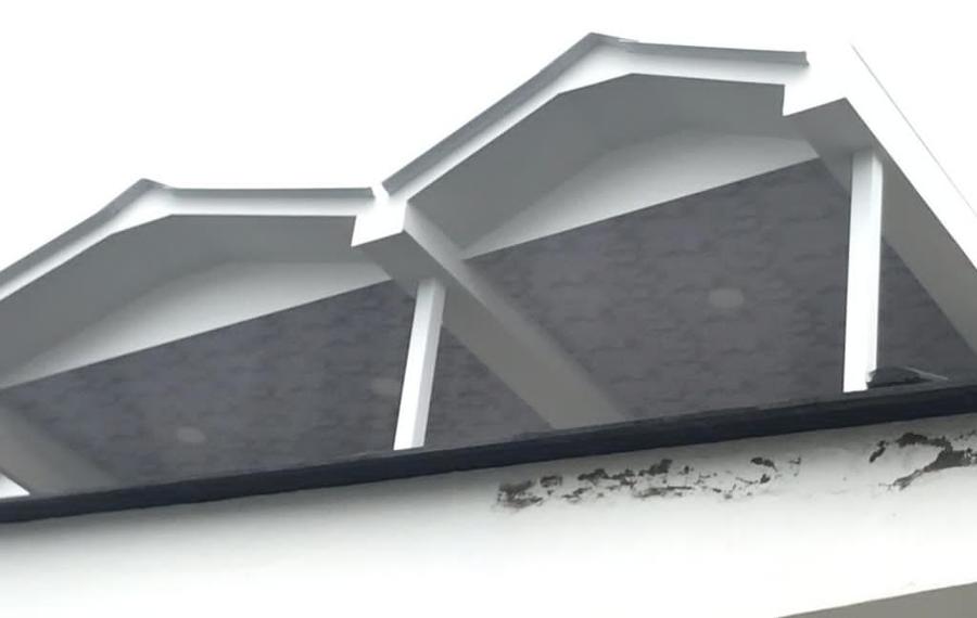 Estructura metálica y Techo