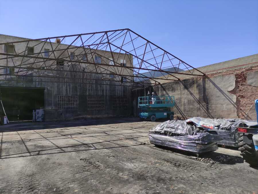 Demolicion nave industrial fibrocemento