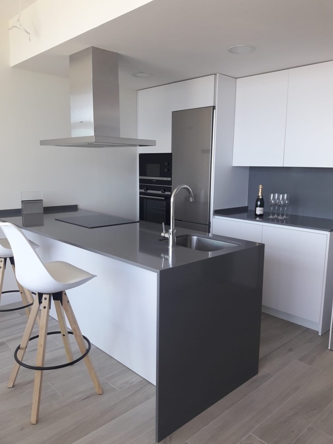 Cocina con módulo independiente