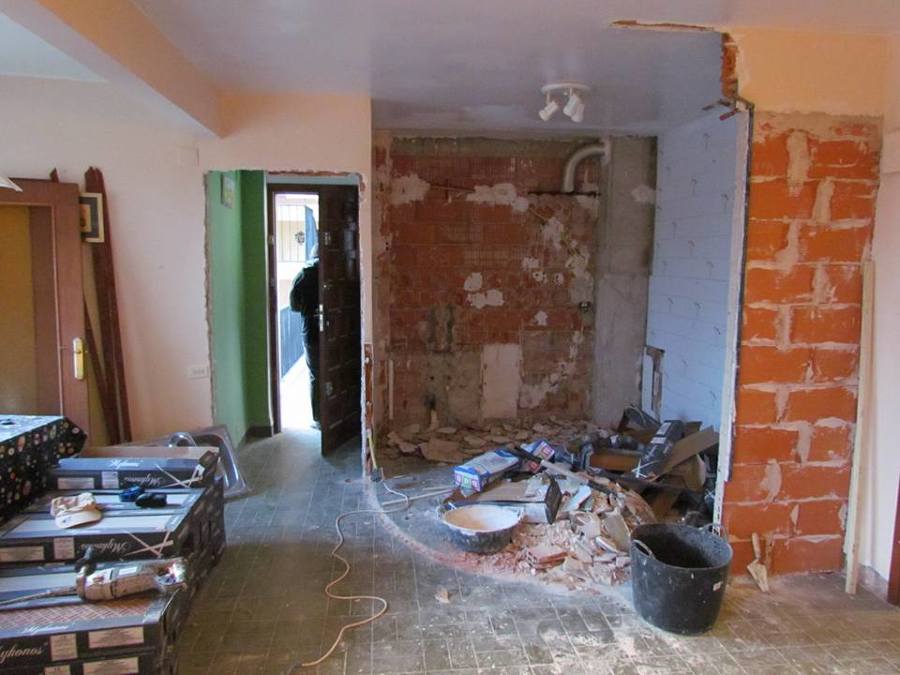 COCINA-SALÓN 1 antes de la reforma