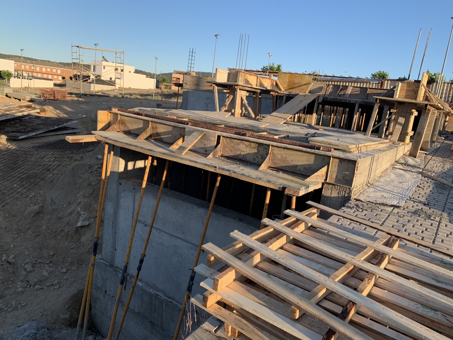 Estructura de hormigón para vivienda jnifamiliar