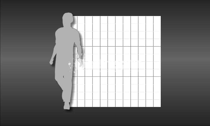 Alicatados, Decaración, Panel