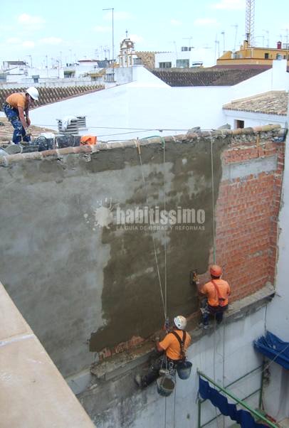 Rehabilitación Fachadas, Trabajos Verticales, Obra Tradicional