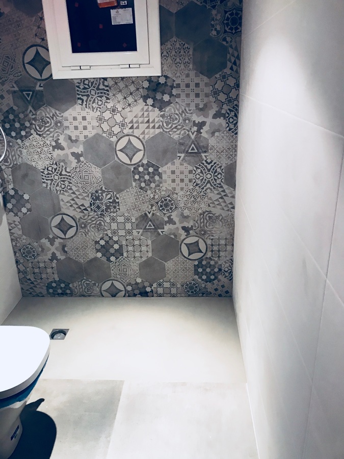 Combinación de texturas gris soft