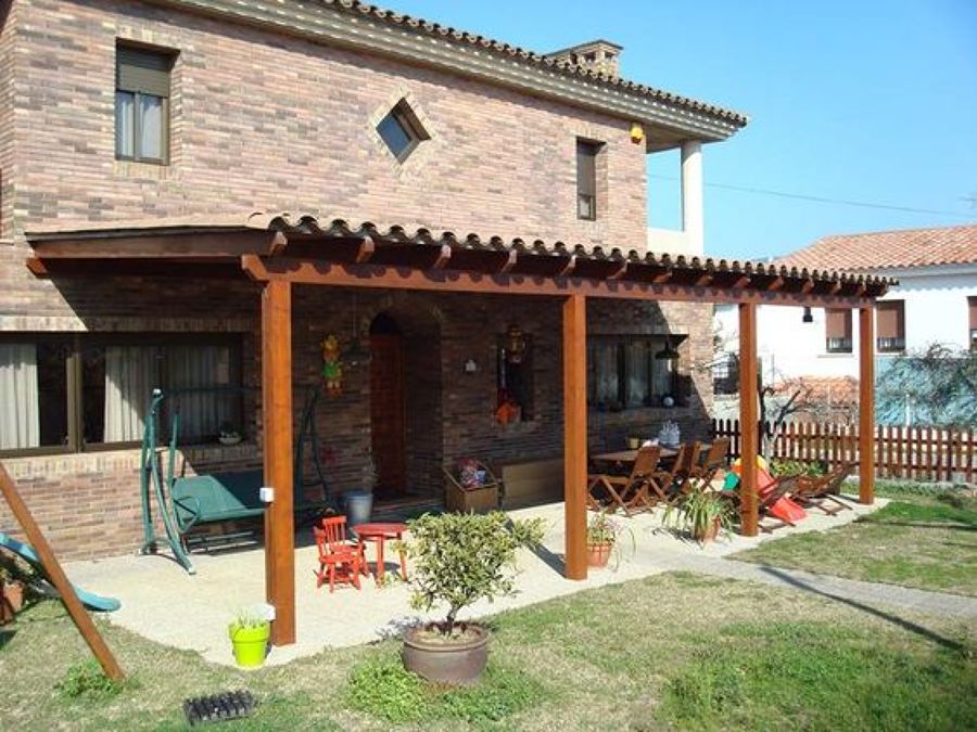 pergola  con teja