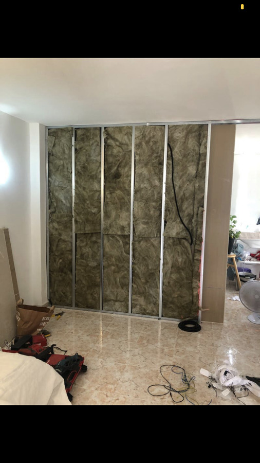 Tabiqué para dividir estudio