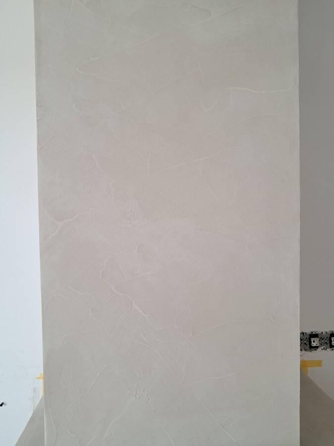 proceso de microcemento en chimenea