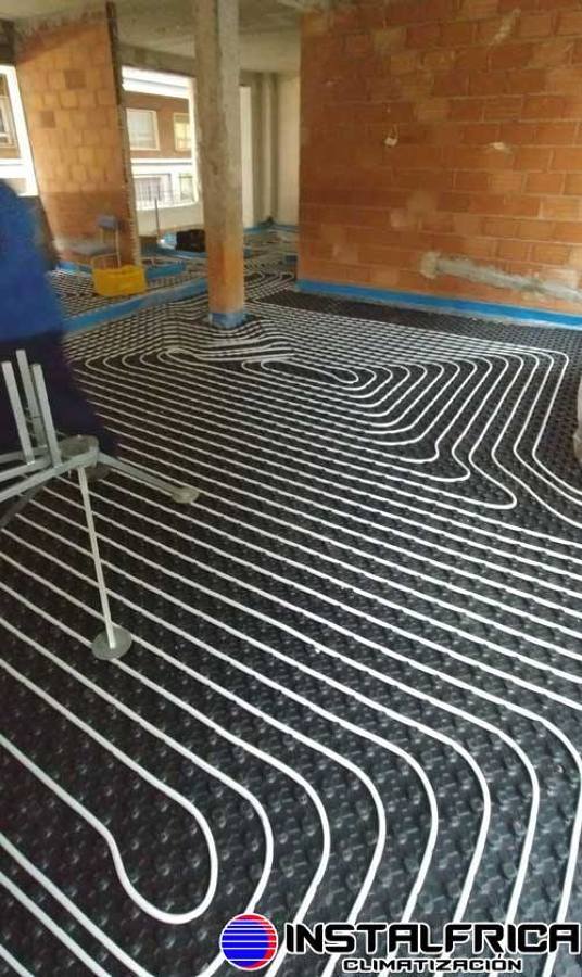 Instalación suelo radiante