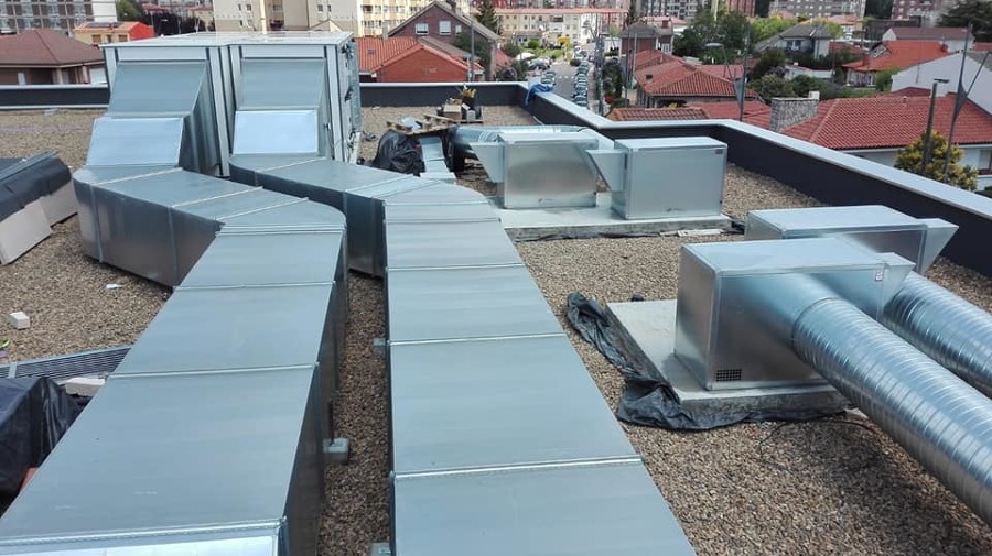 Instalacion de climatización en geriatrico