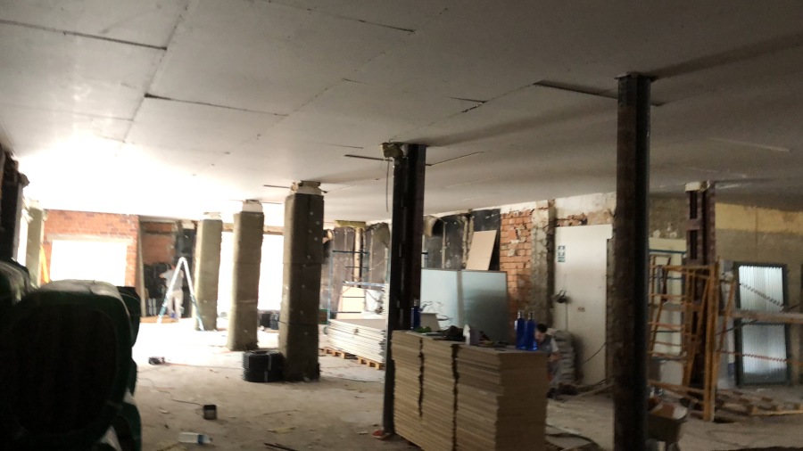 Techo acústico doble placa