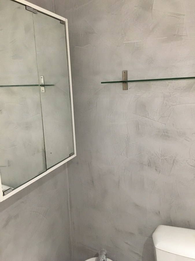 Renovar sin obra Microcemento sobre azulejos