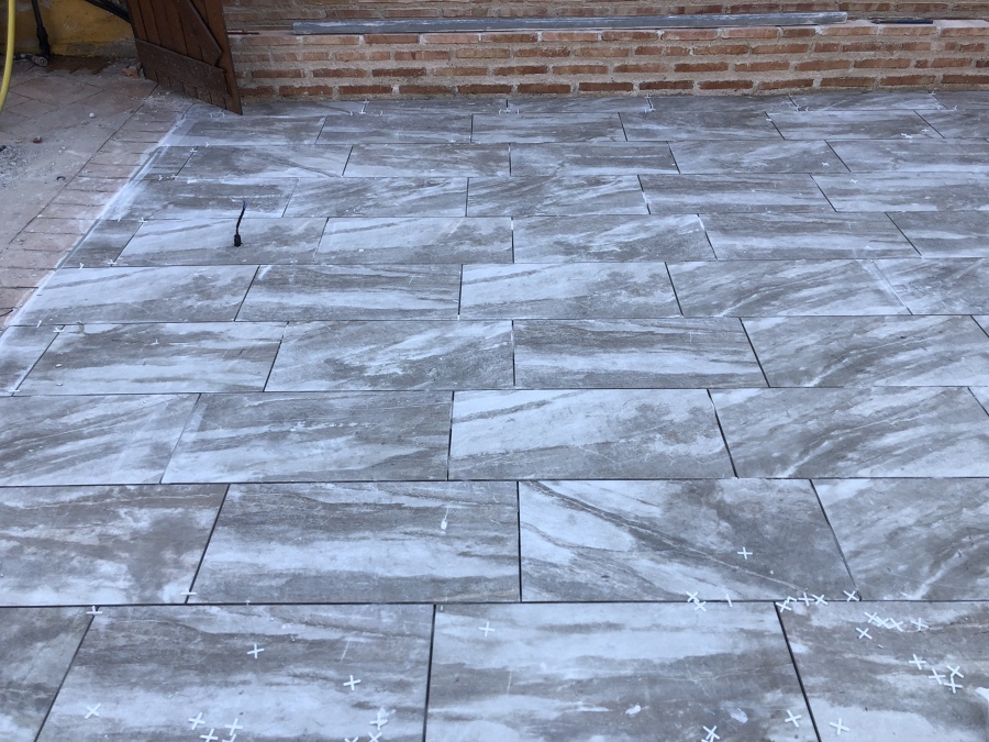 relleno de las juntas