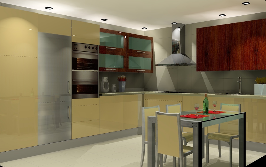 3D cocina