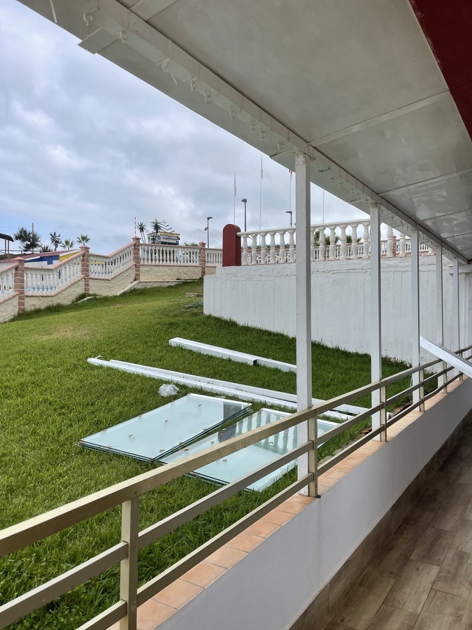 Antes Cortina de cristal corredera