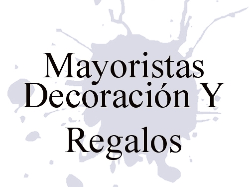 Artículos Decoración, Decoración