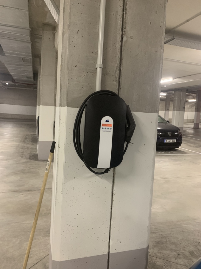 Punto de recarga vehículos eléctricos