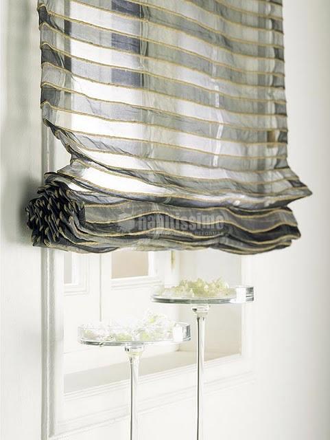 Estores paquetos con organzas