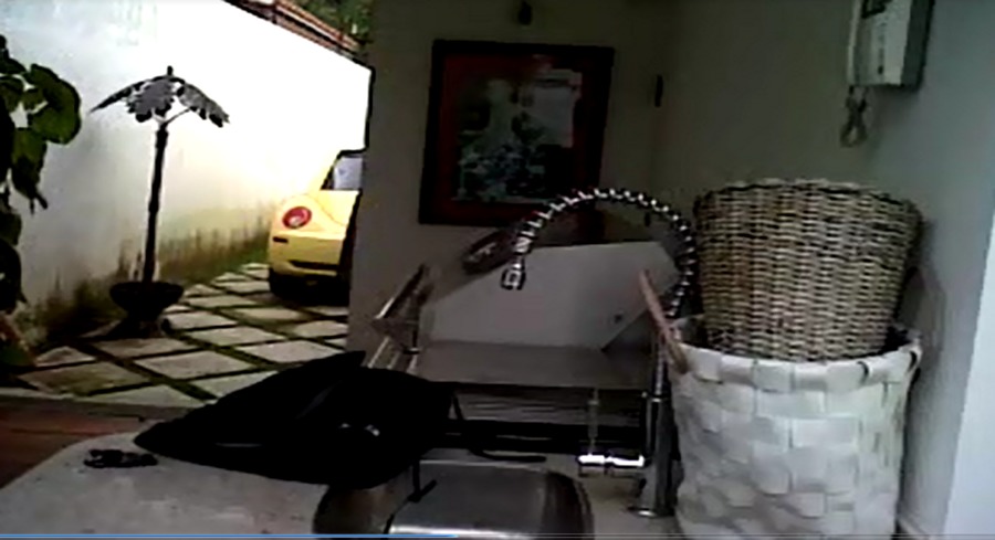 ANTES del Proyecto de Reforma Integral e Interiorismo, "AREA DE BARBACOA, VIVIENDA, FAMILIA HURTADO"