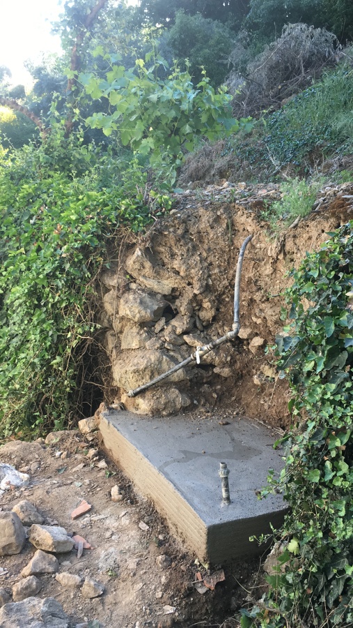Caseta para bomba de agua